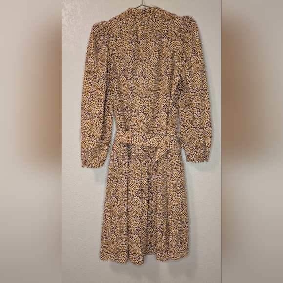Rebecca Taylor Speckled Fluer Puff Sleeve Dress - Picture 5 of 11